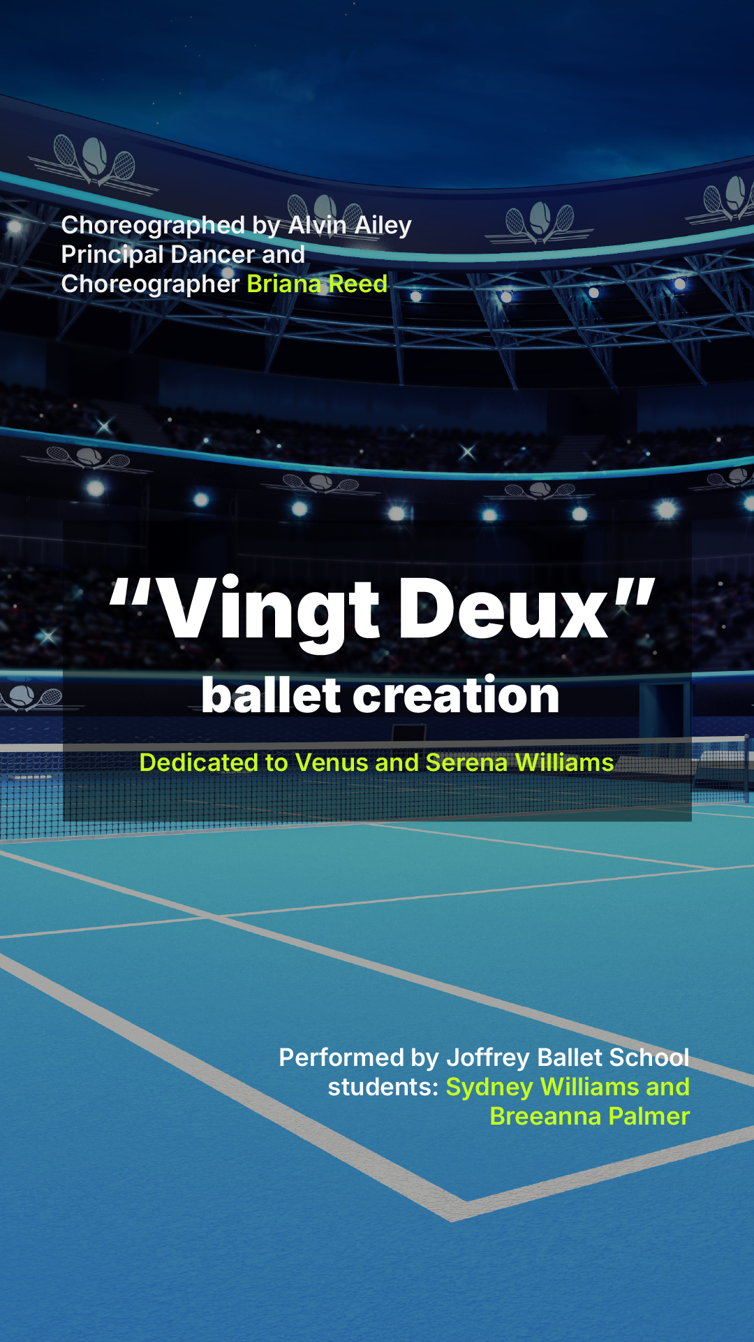2. Vingt-Deux. Choreographer Briana Reed